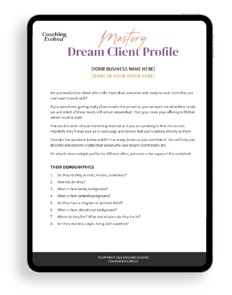 NM-CE-Mastery-Smartcuts-Templates-Mockups_Mastery-Dream-Client-Profile-Template